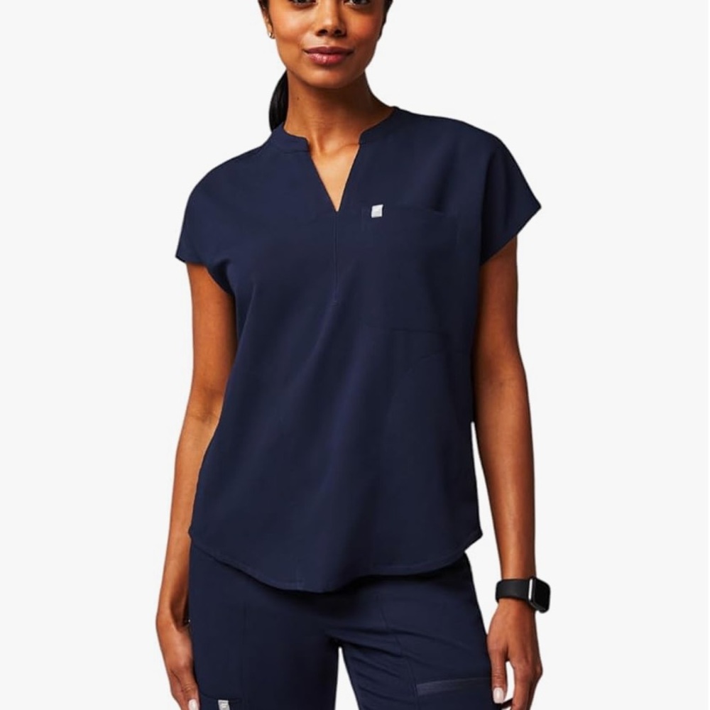 Fabletics Evolve Top and Joggers Scrubs Set